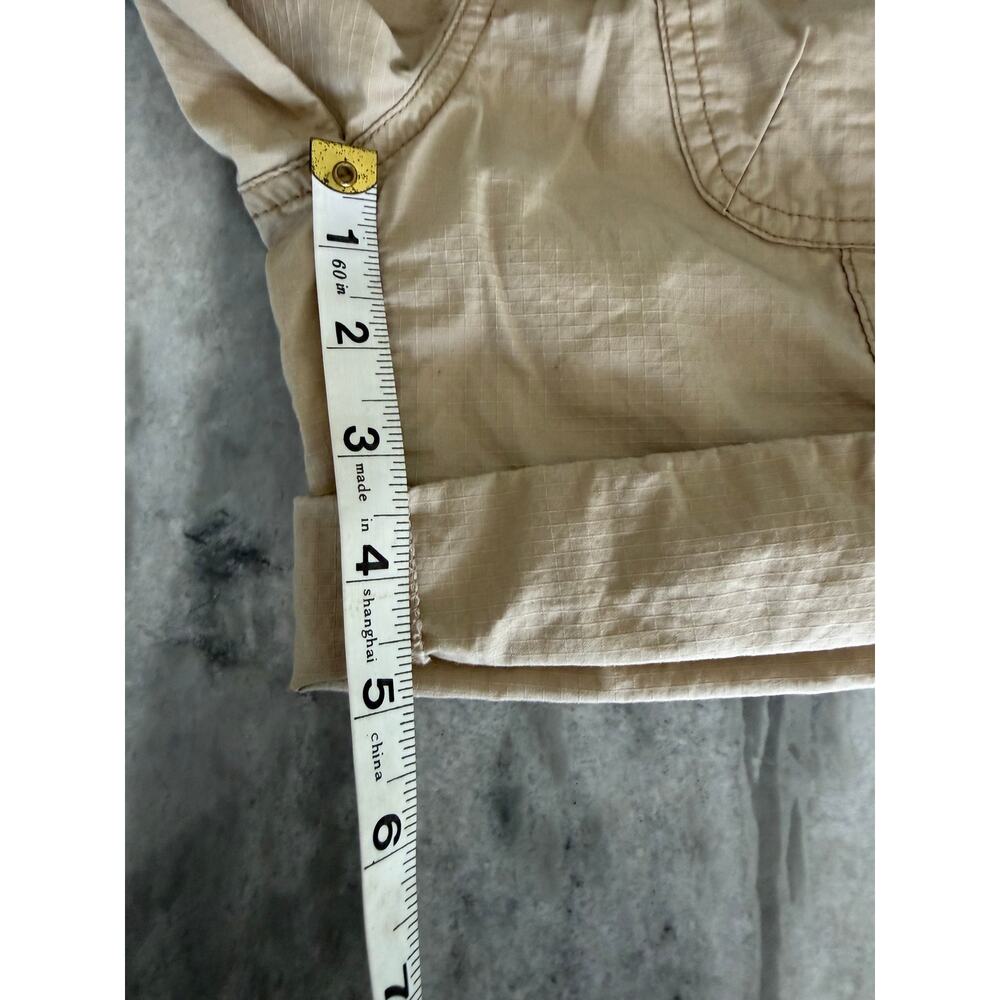 OP Vintage Y2K Tan Convertible Length Shorts Junior Size 1 Pull On - Picture 6 of 10